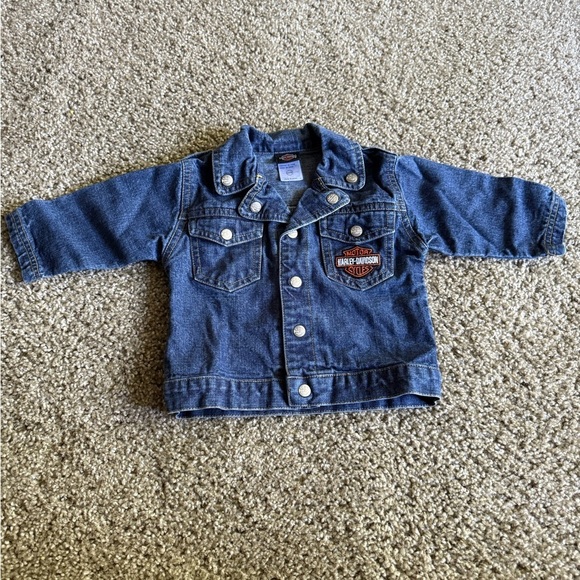 Harley-Davidson Other - Harley-Davidson Kids Blue Denim Jacket